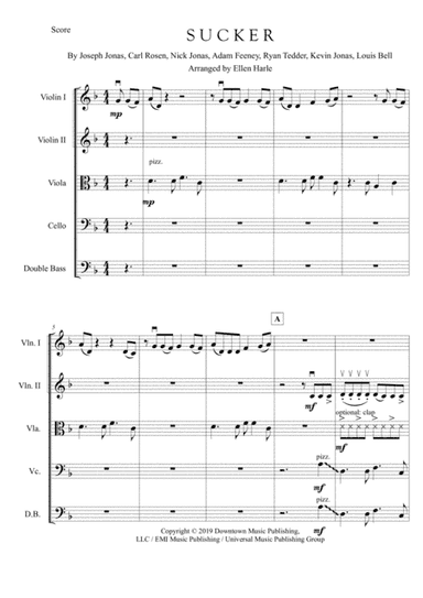 Sucker (arr. Ellen Harle)