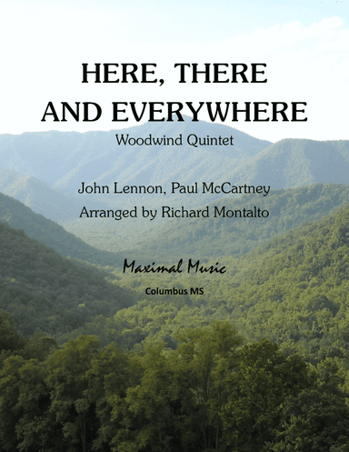 Here, There And Everywhere (arr. Richard Montalto)