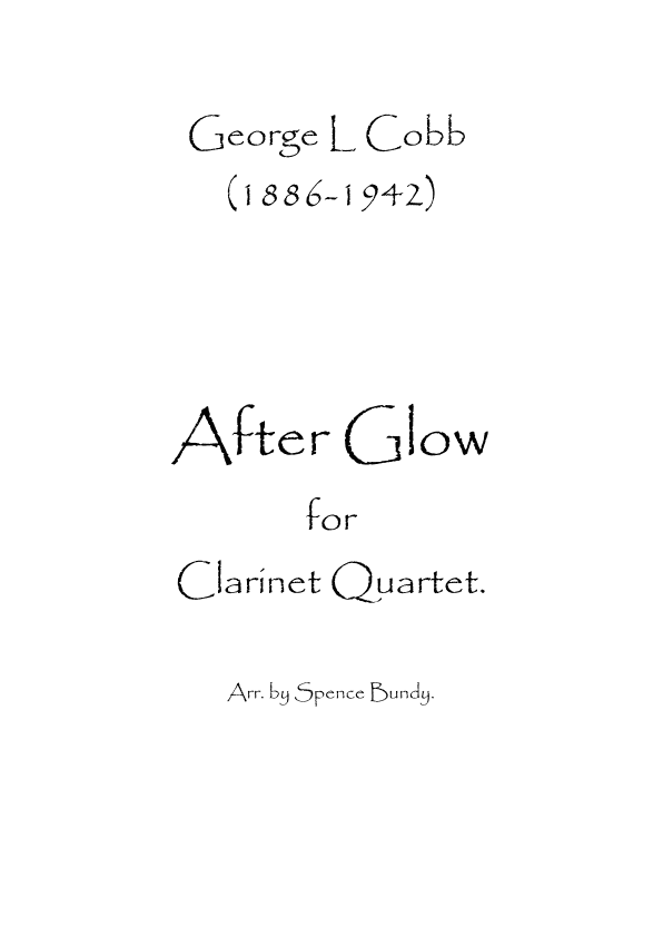 After Glow (arr. Spence Bundy)
