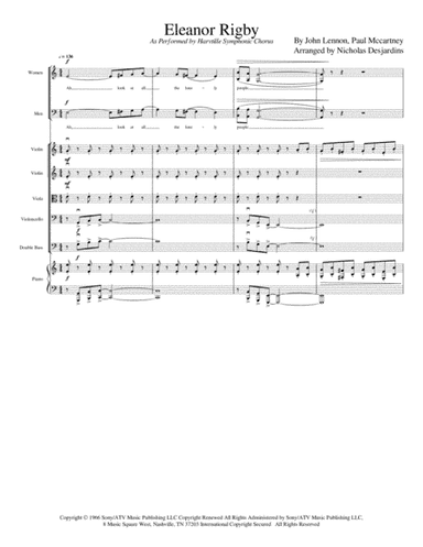 Eleanor Rigby (arr. Nicholas Desjardins)