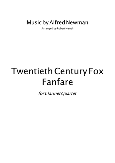 Twentieth Century Fox Trademark (arr. Robert Newth)