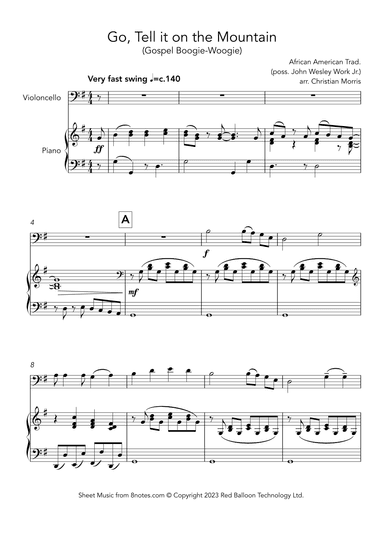 Go Tell it on the Mountain (Gospel Boogie-Woogie) (arr. Christian Morris)