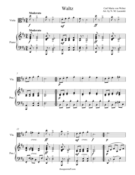 Waltz (arr. Nick Lacanski)