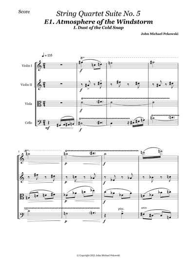 String Quartet Suite No. 5