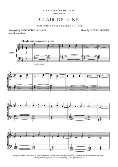 Clair de Lune (arr. Danilo "Daca" Alves)