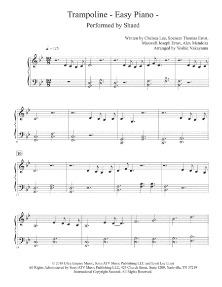 Trampoline (arr. Yoshie Nakayama)
