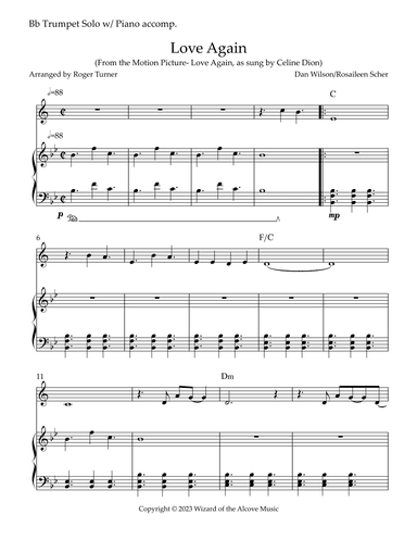 Love Again (arr. Roger Turner)