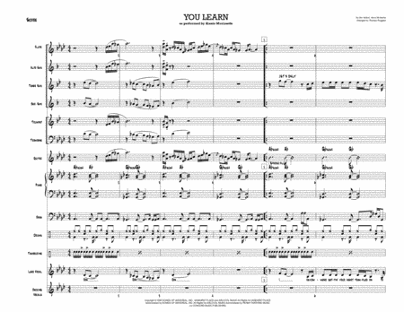 You Learn (arr. Thomas Ruggieri)