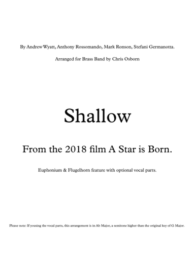 Shallow (arr. Chris Osborn Music)