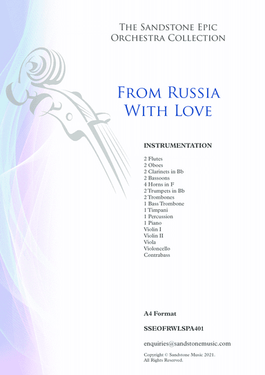 From Russia With Love (arr. Sandstone Music)