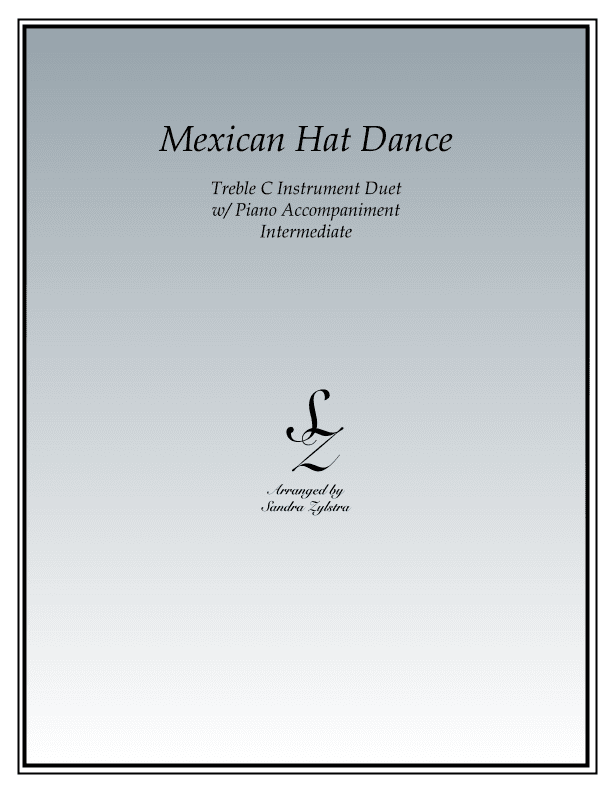 Mexican Hat Dance (treble C instrument duet) (arr. Sandra Zylstra)
