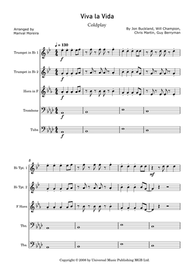 Viva La Vida (arr. Marival Moreira)