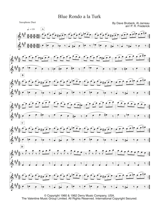 Blue Rondo A La Turk (arr. P. R. Frederick)