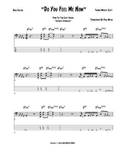 Do You Feel Me Now? (arr. P Welsh)