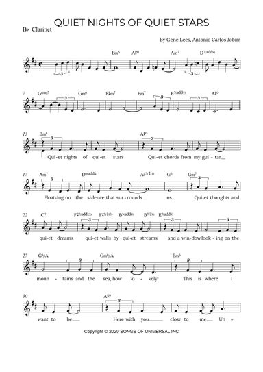 Quiet Nights Of Quiet Stars (arr. Alex Nunes Rodrigues)