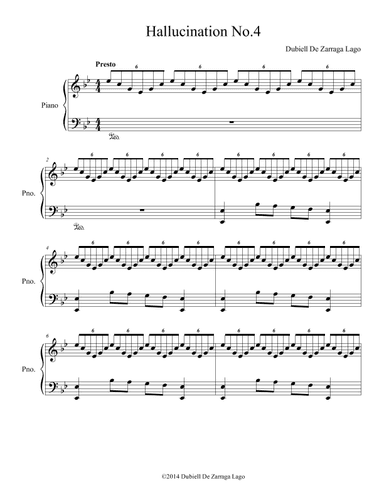 Hallucinations for Piano No.4