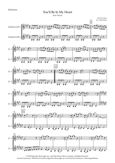 You'll Be In My Heart (arr. Fabio Britto)