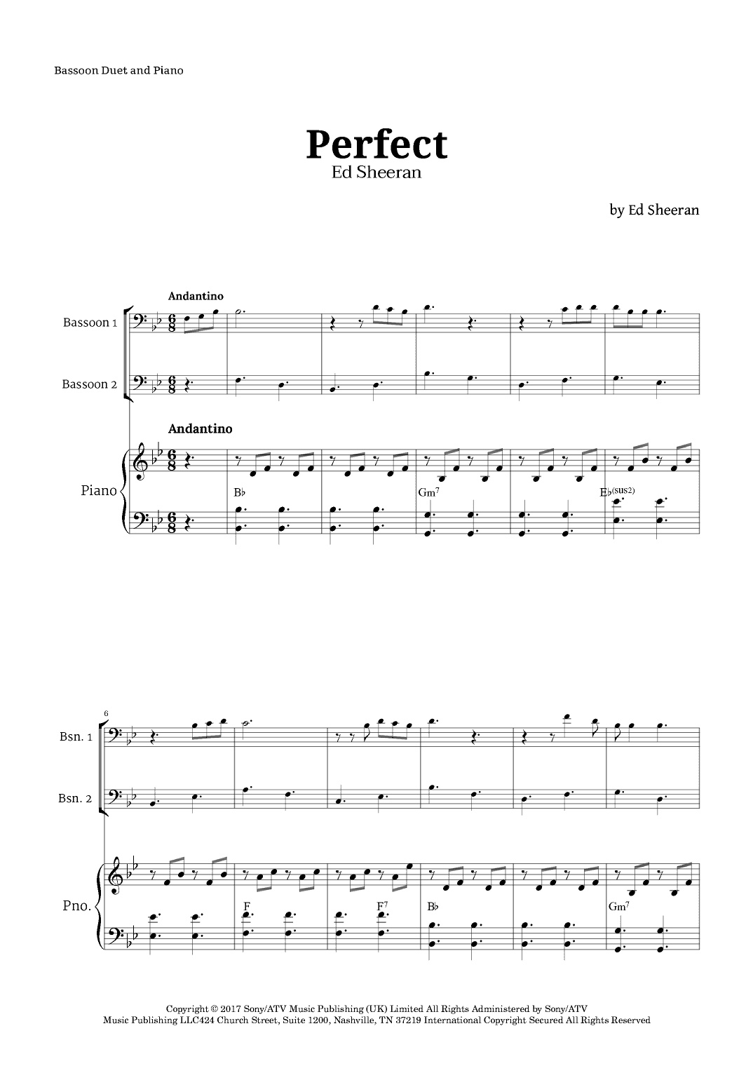 Perfect (arr. Langanho)