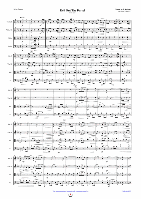 Roll Out The Barrel (arr. Josef STASTNY)