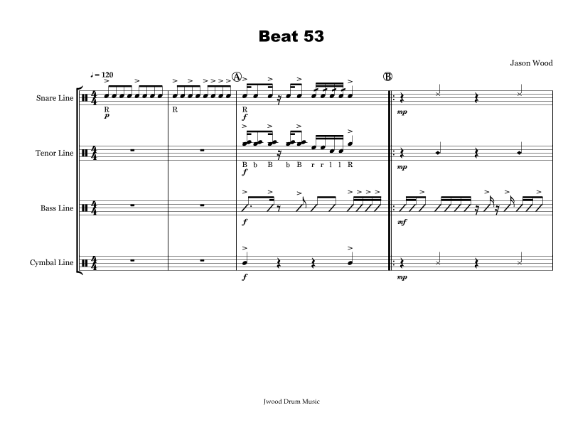Beat 53 (Drumline Cadence)