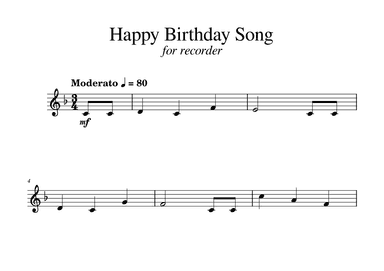 Happy Birthday Song (arr. Golden Skull Editions)