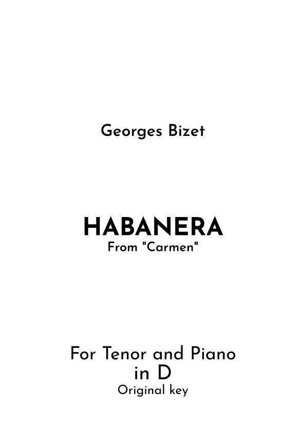Habanera (arr. Jireh J.)
