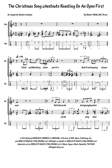 The Christmas Song (chestnuts Roasting On An Open Fire) (arr. Yasuhiro Kadono)