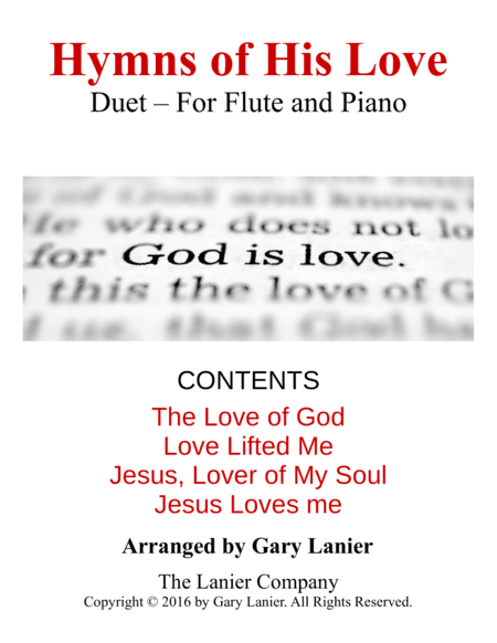 Gary Lanier: Hymns of His Love (Duets for Flute & Piano) (arr. Gary Lanier)