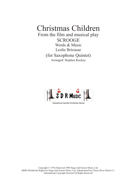 Christmas Children (arr. Arranged by Stephen Rockey)