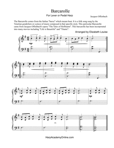 Barcarolle (Offenbach) (arr. Elizabeth Louise)