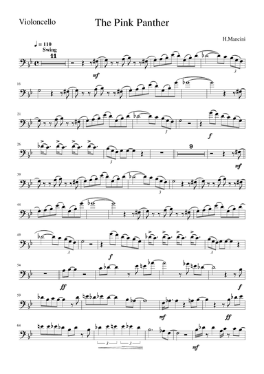 The Pink Panther (arr. Zachary Corbett)