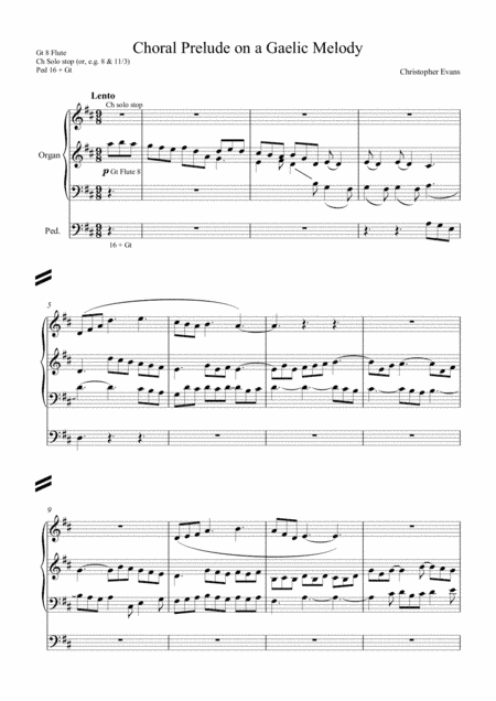 Prelude on a Gaelic Melody (Morning Has Broken) for Organ