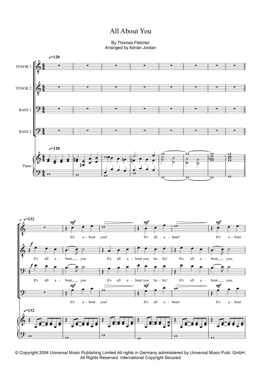 All About You (arr. Adrian Jordan)