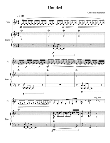 Untitled - Flute Solo with Piano Accompaniment
