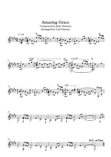 Amazing Grace (arr. Carl Gurney)