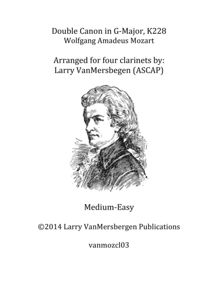 Double Canon in G--Major, K228