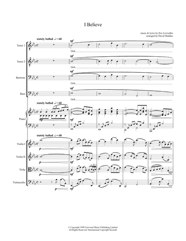 I Believe (arr. David Maddux)