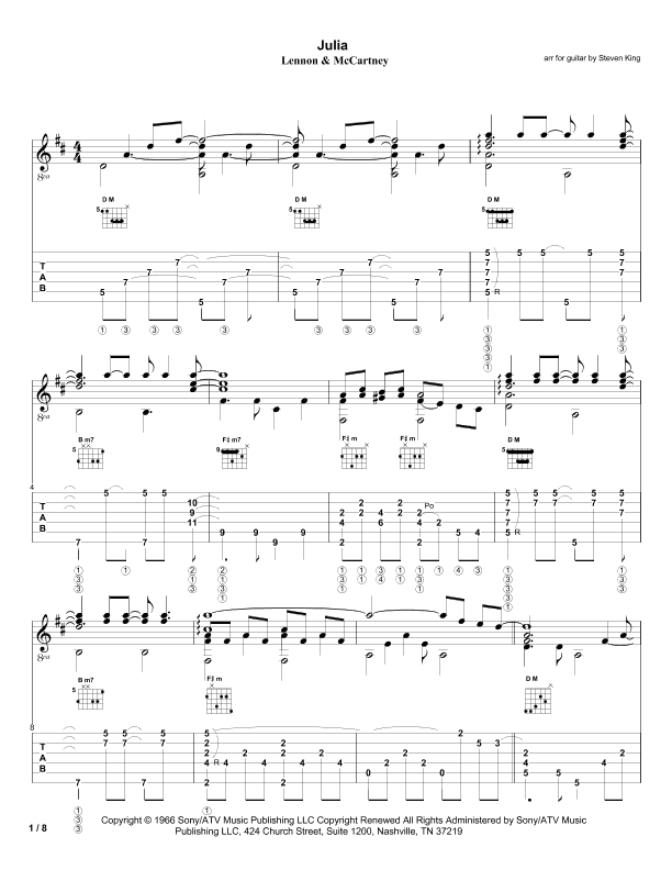Julia (arr. Steven King)