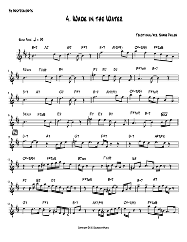 Wade In The Water - Bb Instruments (arr. Shane Philen)