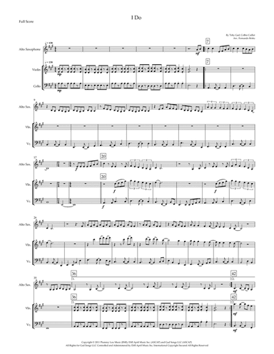 I Do (arr. Fernando Britto)