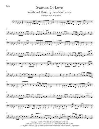 Seasons Of Love (arr. Kevin Busse)