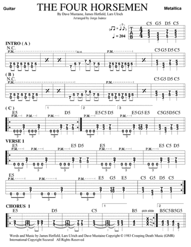 The Four Horsemen (arr. Jorge Juárez)