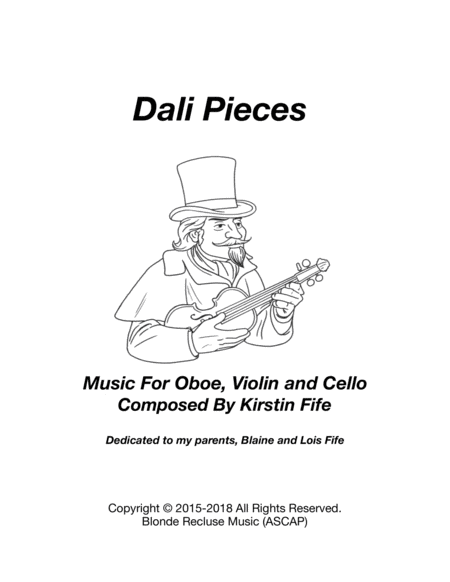 Dali Pieces For Oboe, Violin and Cello Trio