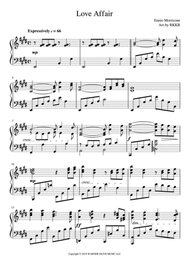Love Affair (title Theme) (arr. RKKR)
