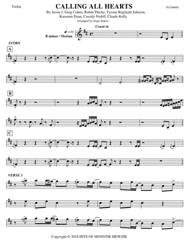 Calling All Hearts (swizz Beats Remix) (arr. Jorge Juárez)