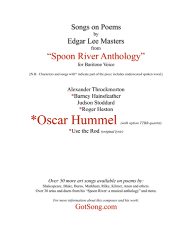 Oscar Hummel from "Spoon River"