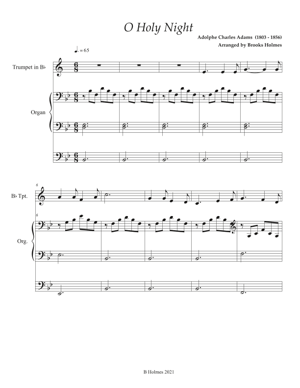 O Holy Night (arr. Brooks Holmes)