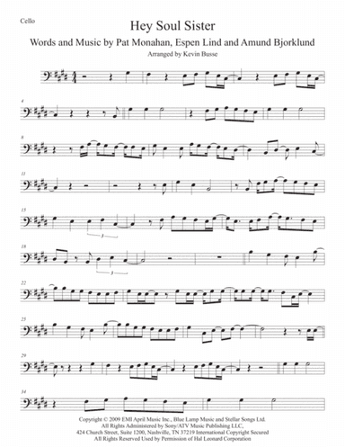 Hey, Soul Sister (arr. Kevin Busse)