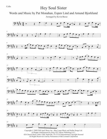 Hey, Soul Sister (arr. Kevin Busse)