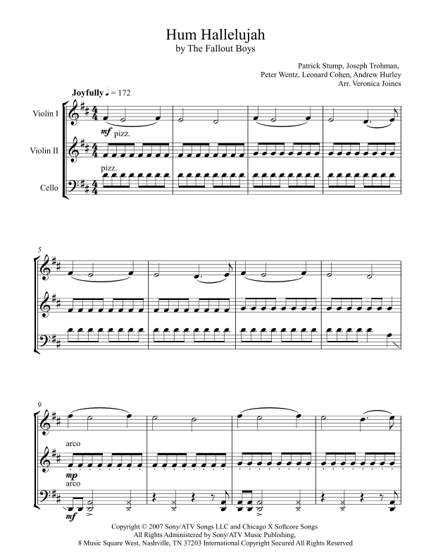 Hum Hallelujah (arr. Veronica Joines)